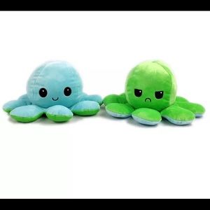The cutest plush reversible mood octopus